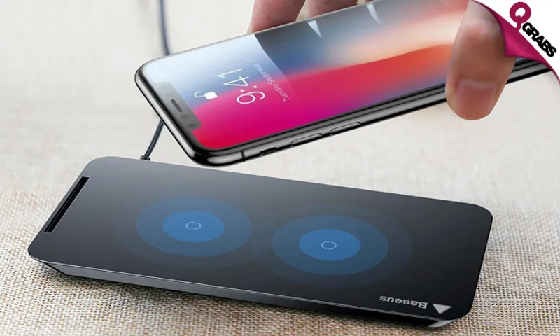 2-in-1 Wireless Charger!